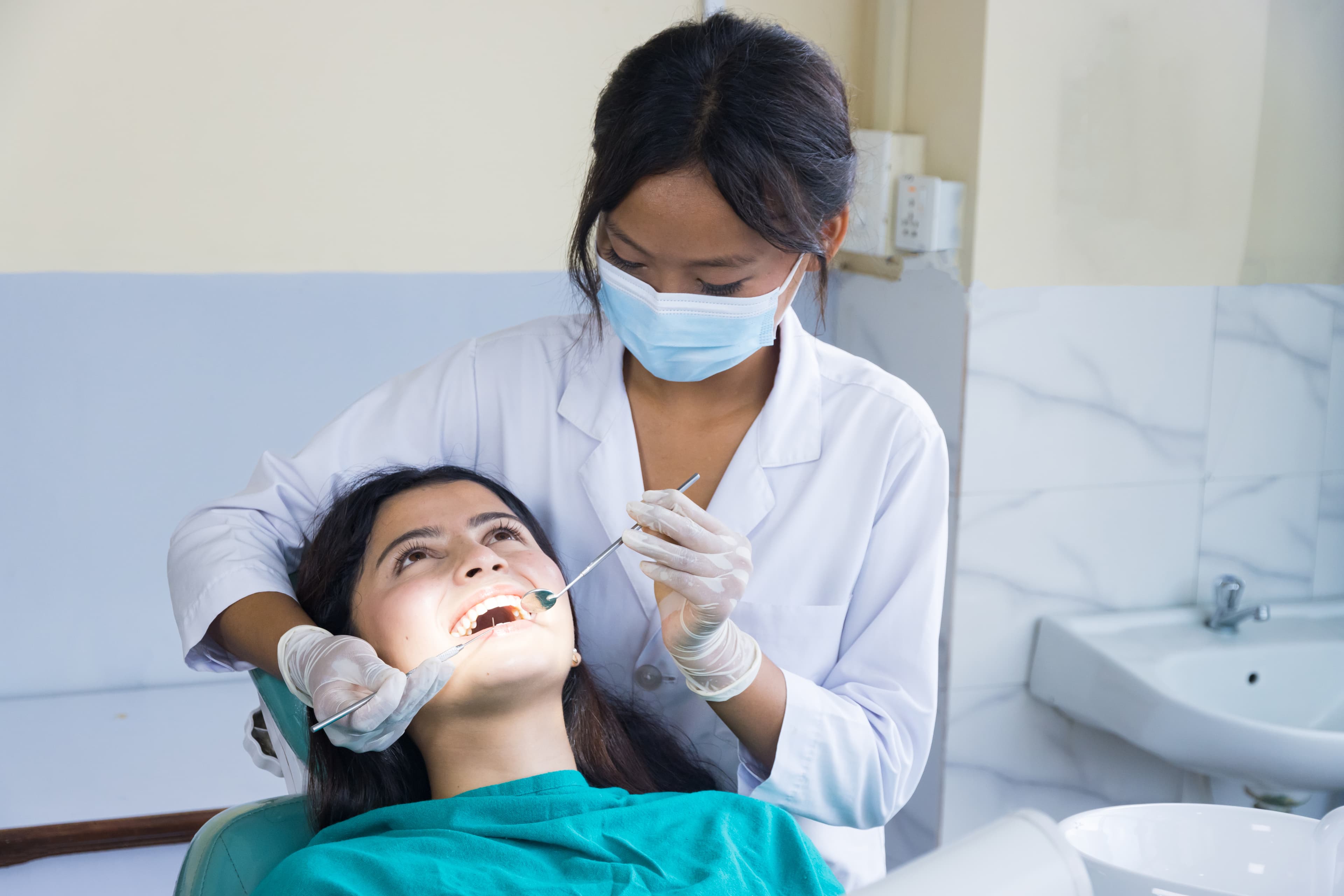 Modern dental clinic equipment and room